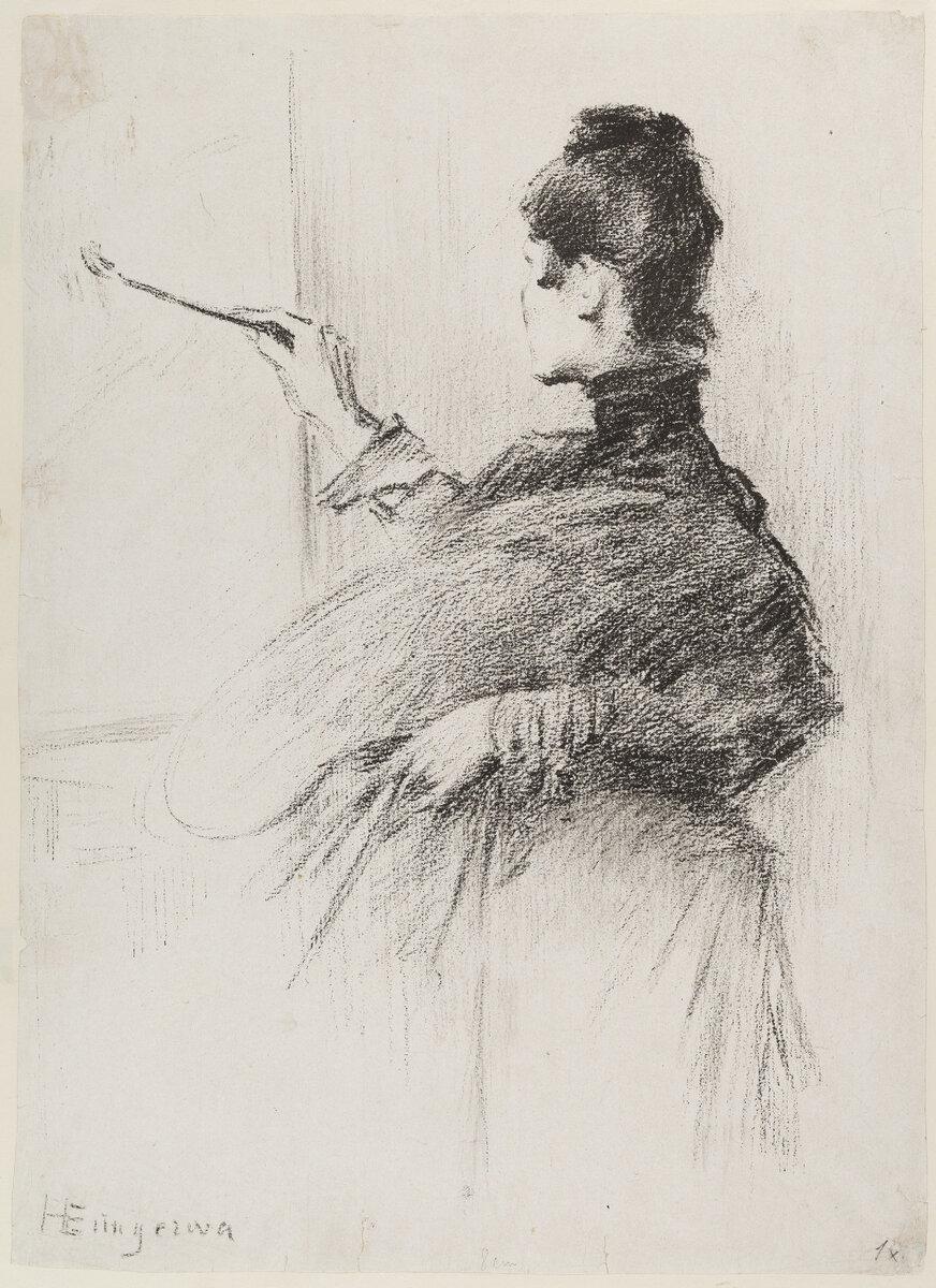 Портрет художницы Ольги Бознанской (Portrait of Painter Olga Boznańska)