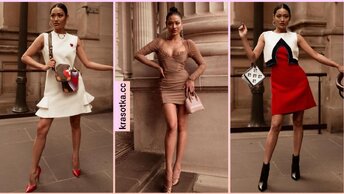 Как платье до колен: 16 женственных идей, и с чем стильно носить.