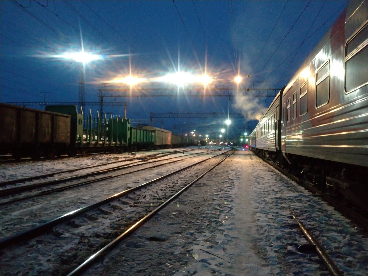 Утро с подтаявшим снегом