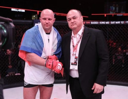 Федор Емельяненко и Скотт Коккер. Фото из свободных источников