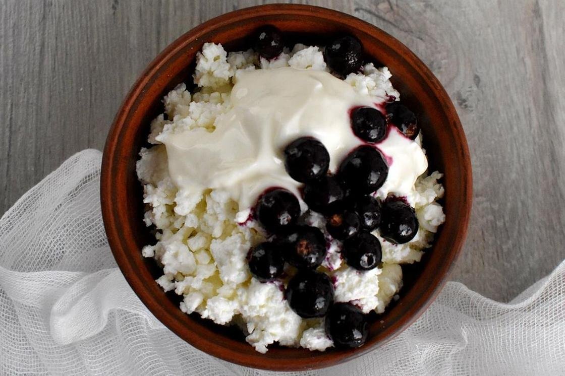 Обезжиренный творог