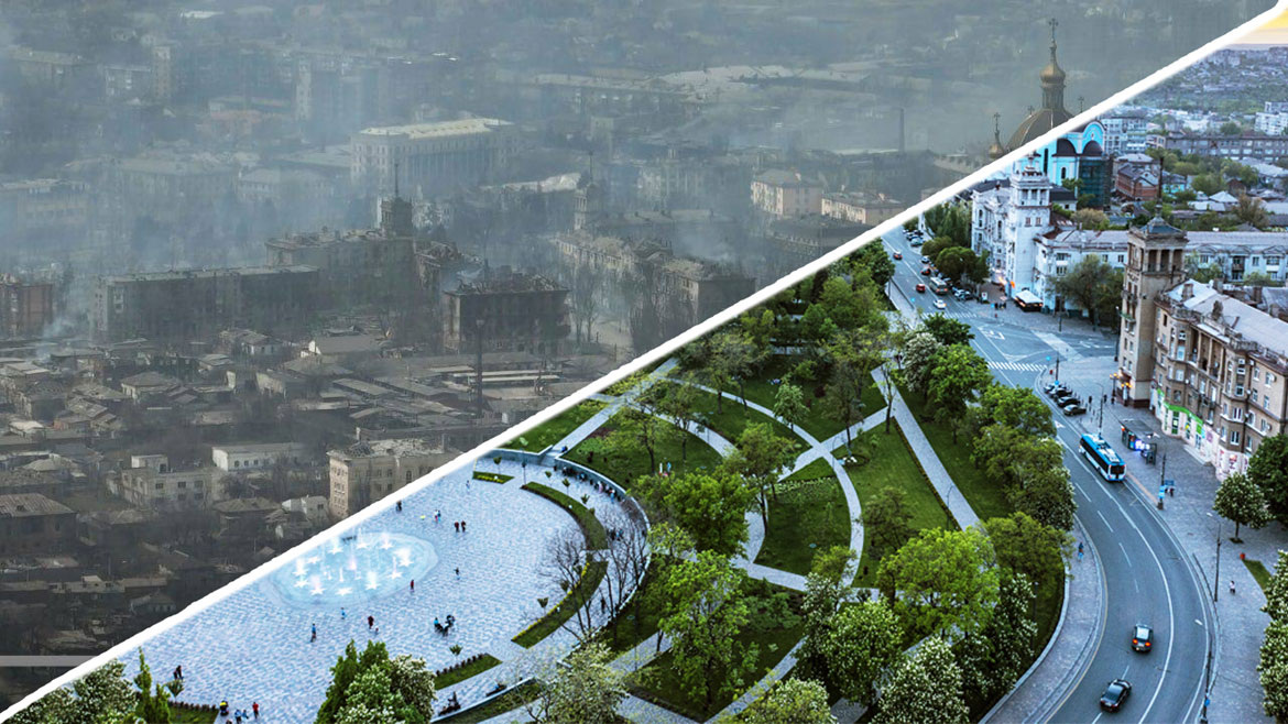 Мариуполь. До и после военных действий