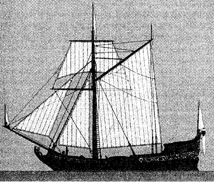 Яхта «Золотая» Фридриха Вильгельма первого.1678 г.