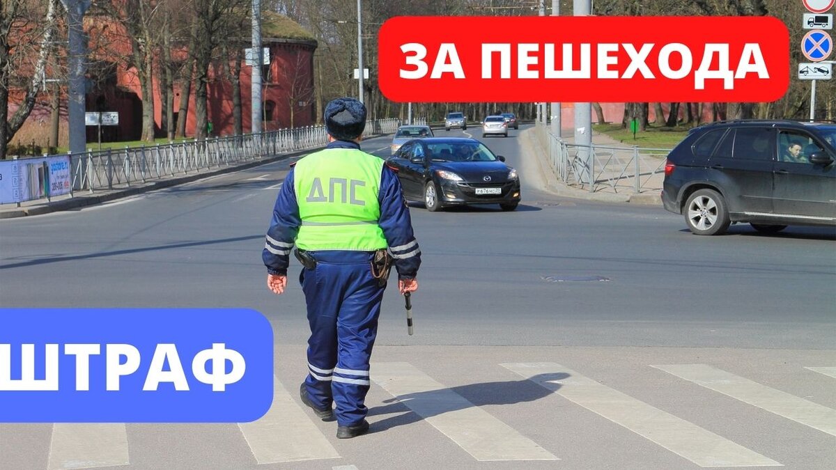 Штраф за пешехода