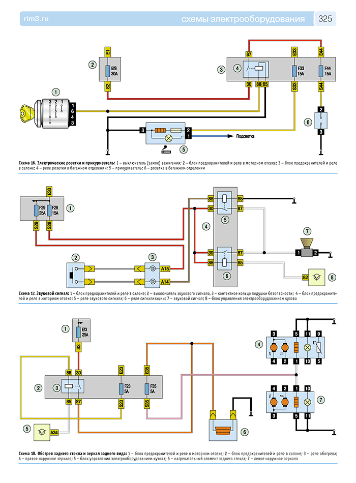 Lada xray электрическая схема