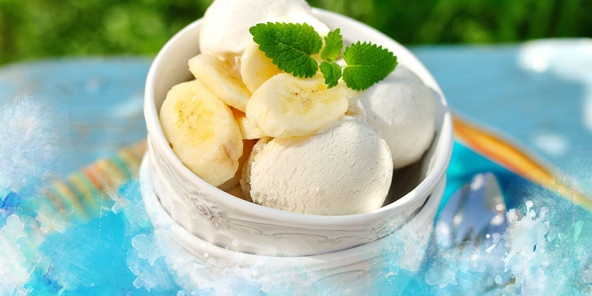 Мороженое из банана с карамелью в домашних условиях рецепт с фото пошагово