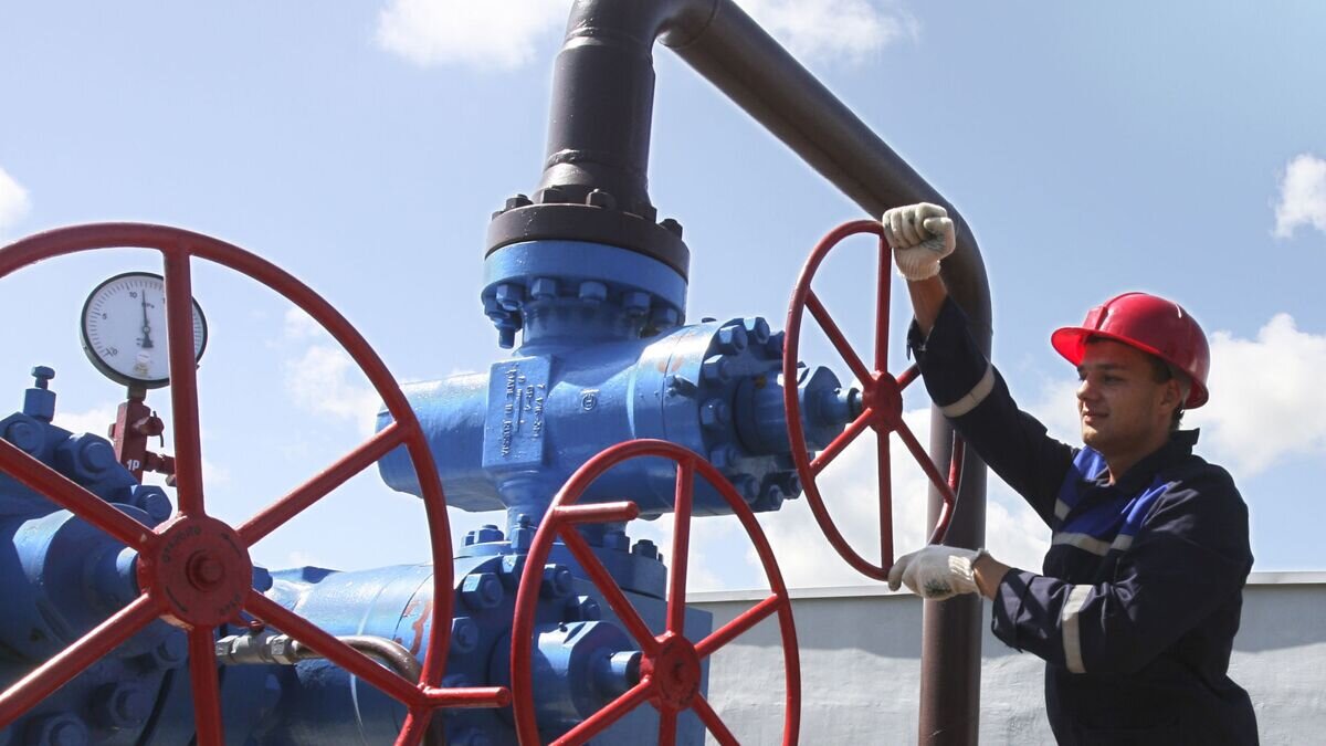    На территории газохранилища© РИА Новости / Иван Руднев