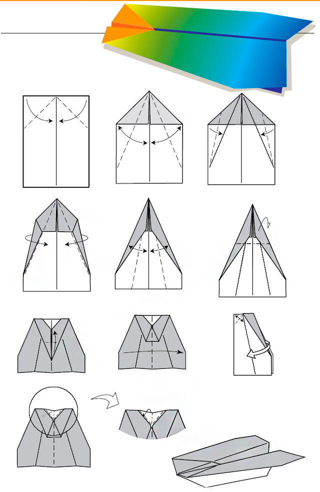 Как сделать самолет из бумаги, который классно летает