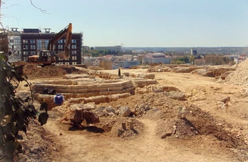 Фундамент храма Св. Иоанна Воина на мысе Хрустальный, фундамент. Фото: Форпост

