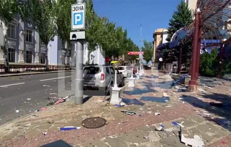    «Использовались снаряды НАТО»: Пушилин обвинил Запад в ударе по своей администрации