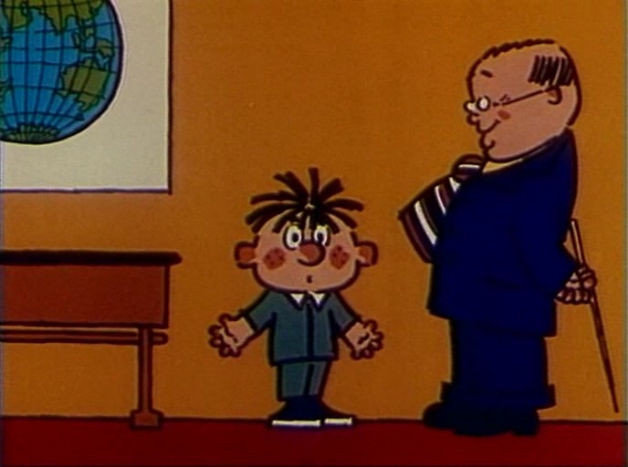 Кадр из фильма "Проделкин в школе" взят для иллюстрации из Яндекс Картинки.  