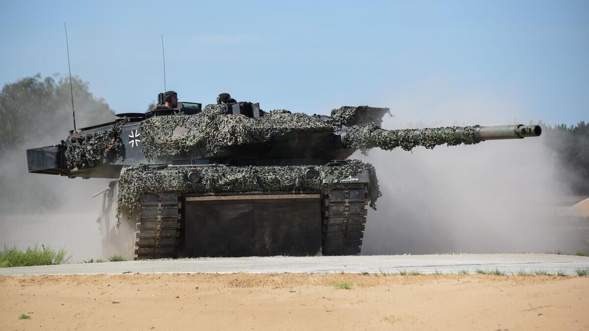    Немецкий основной боевой танк Leopard 2© Фото : U.S. Army / Markus Rauchenberger