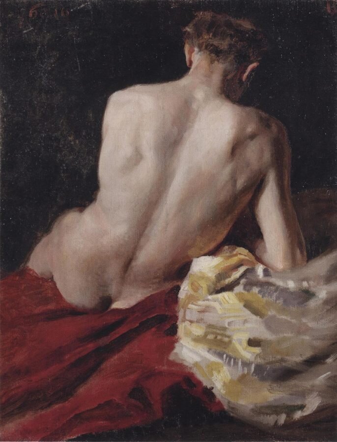 М.А. Врубель «Натурщик», 1882-1883 © ГРМ