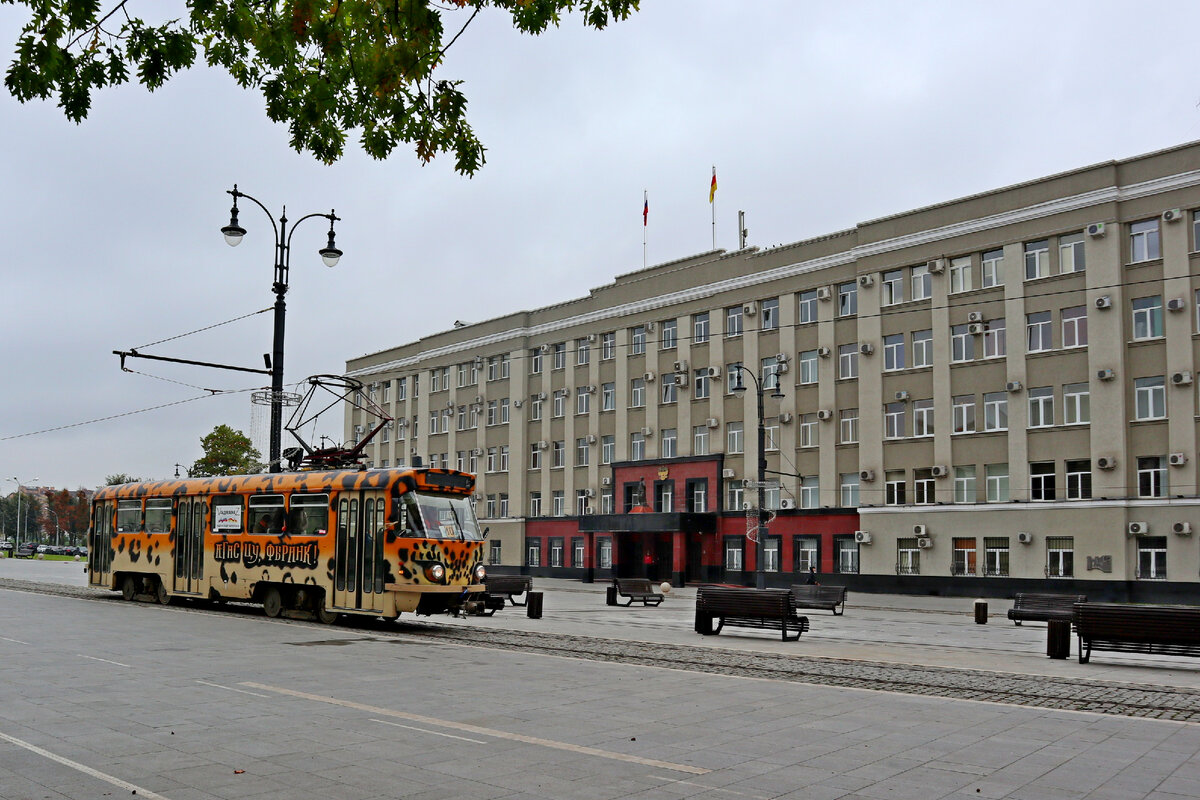 Владикавказ: единственная в России трамвайно-пешеходная улица снова в строю!