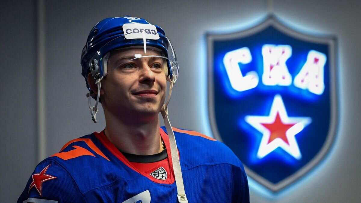    Хоккеист СКА Никита Гусев© пресс-служба ХК СКА