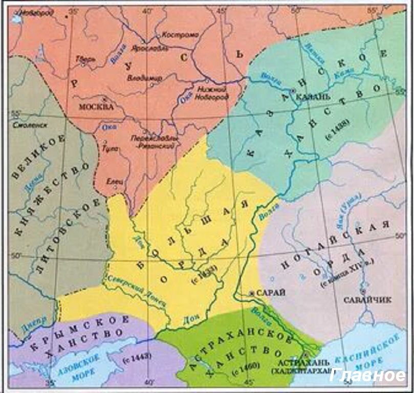Большая Орда. Иллюстрация из открытых источников