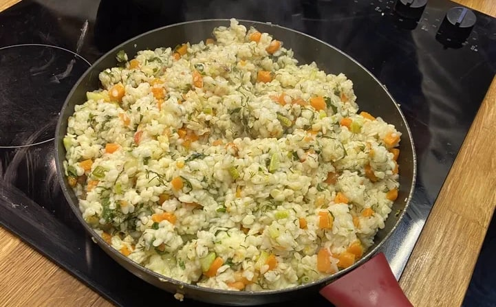 Ризотто с овощами