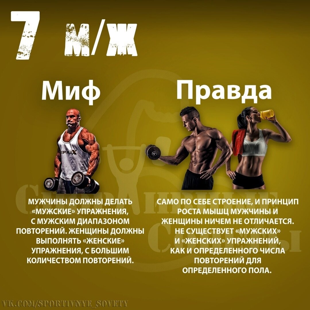 Мифы про тренажерный зал