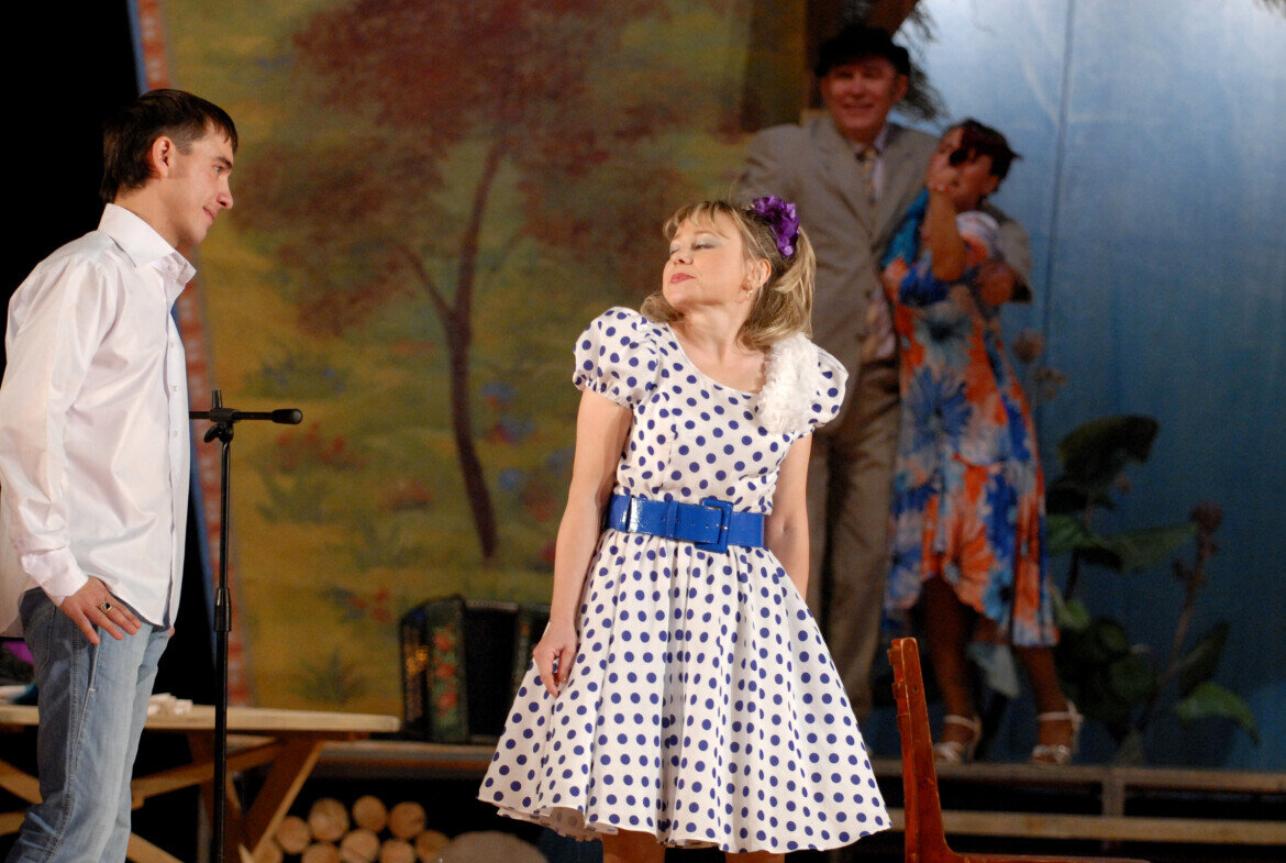 Фото: © Миләүшә Имамованың шәхси архивыннан. «Кияү абый» спектакле