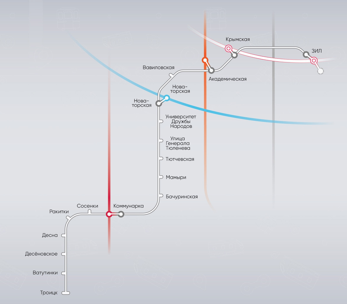 Метро до троицка новая москва схема