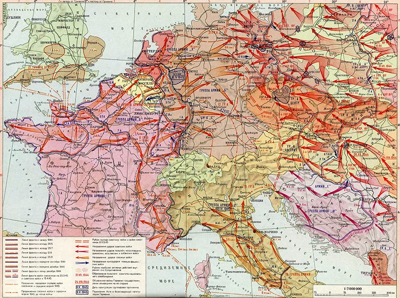 Великая отечественная война третий период карта