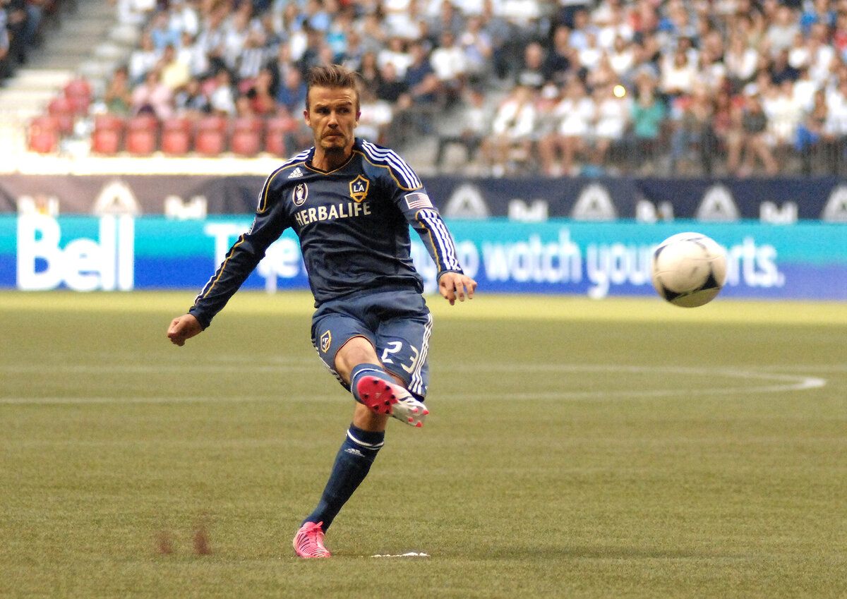     Дэвид Бекхэм. Играл в США за "Лос-Анджелес Гэлакси".