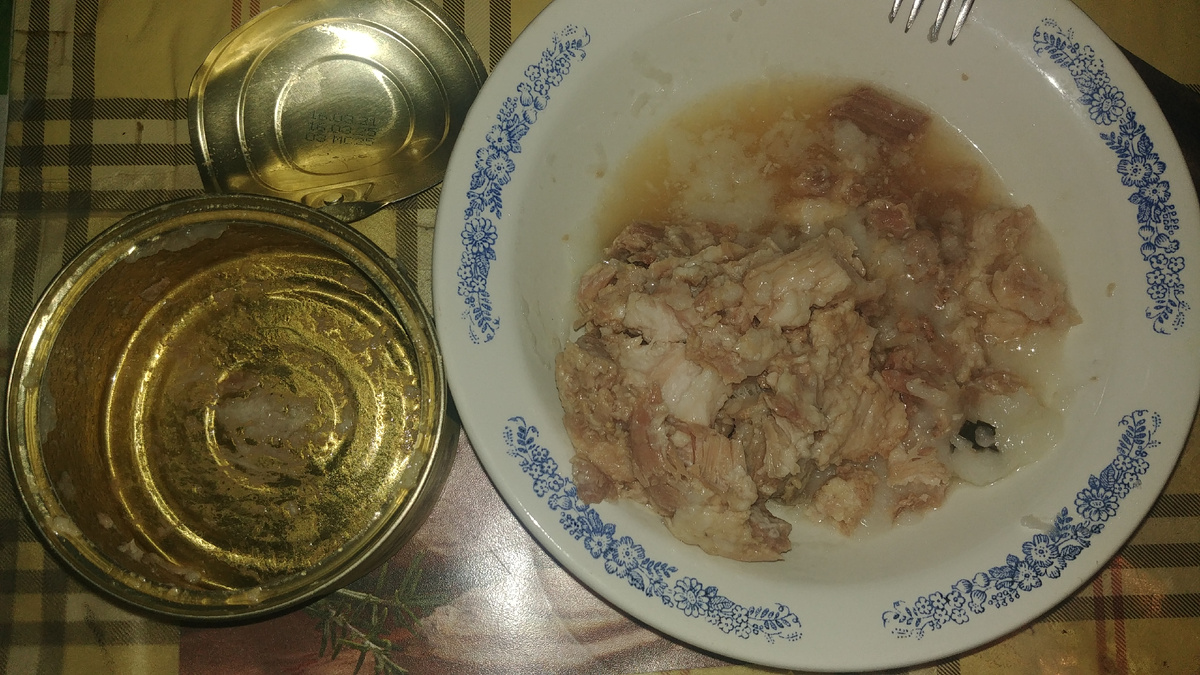 На самом деле так хорошая тушёнка не должна выглядеть как кисель