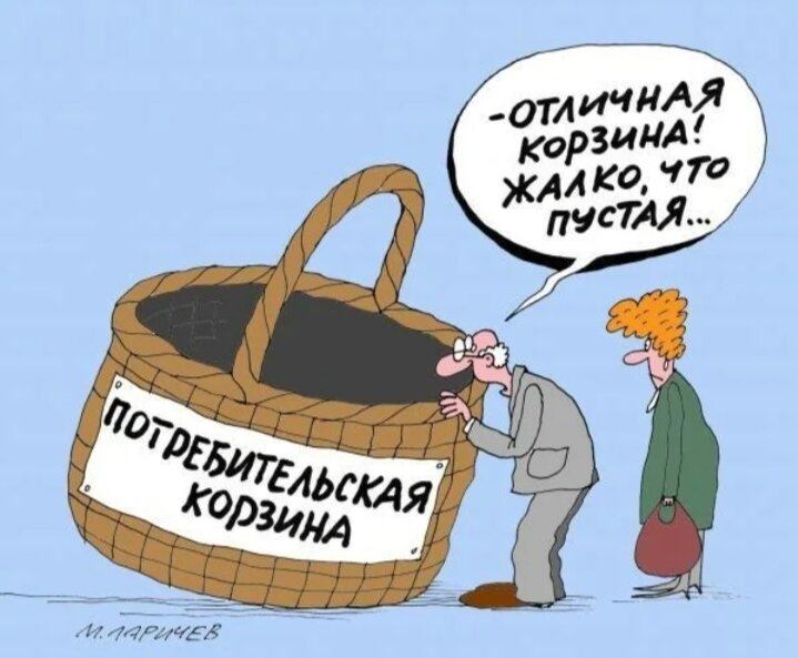 Порожнее это. Потребительская корзина карикатура. Корзинка карикатура. Потребительская корзина прикол. Минимальная потребительская корзина карикатура.