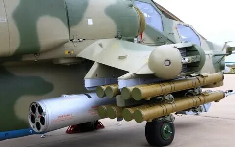 Рисунок 1. Ми-24Д с ПРУР 9М17П «Скорпион» армейской авиации ФРГ – начало 1990-х гг