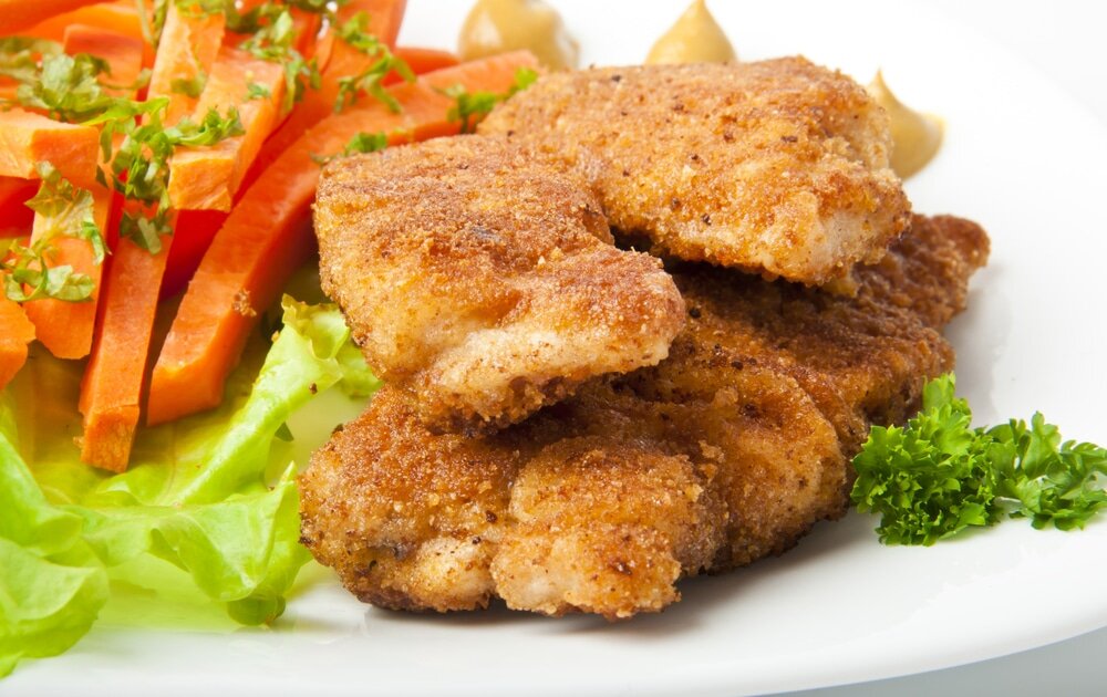 Куриное филе в панировочных сухарях - Пошаговый рецепт с фото. Вторые блюда. Блюда из курицы