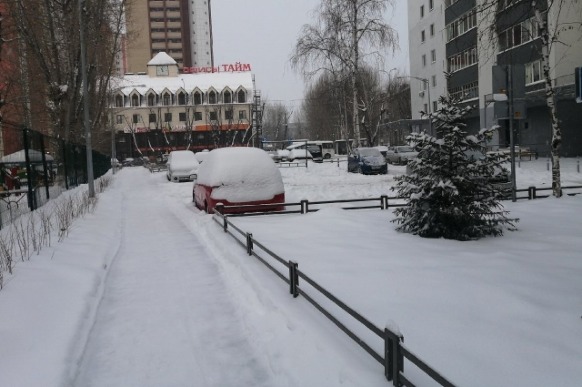    Сход снега с крыш возможен в Новосибирской области из-за снегопадов