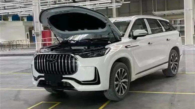 Chery Tiggo 9 2023 года на конвейере