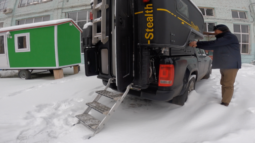 Жилой модуль в пикап стоимостью 1,5 миллиона рублей 😳🚛🏠