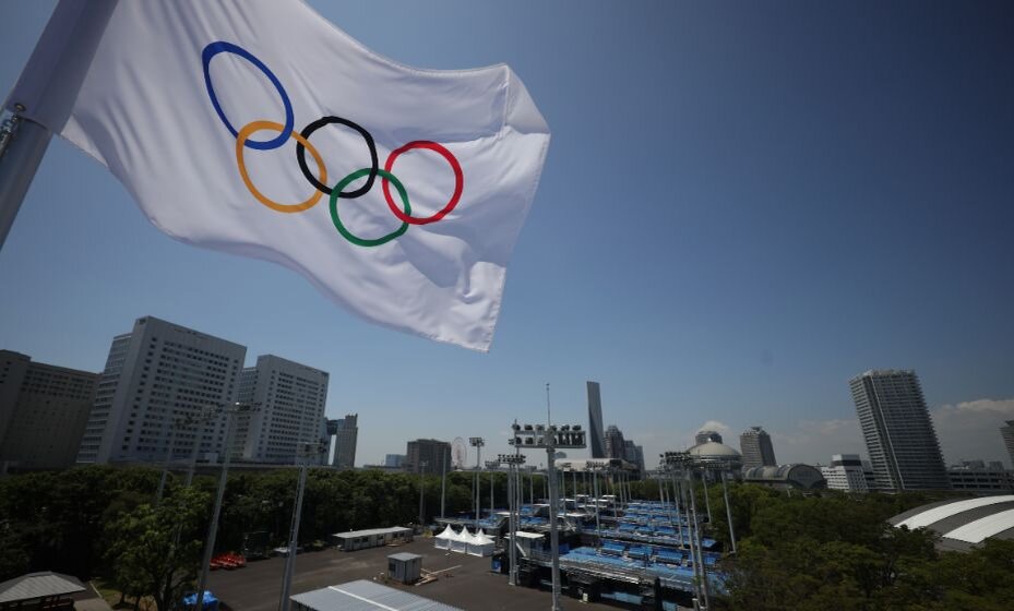    Флаг Международного олимпийского комитета. Фото: Reuters