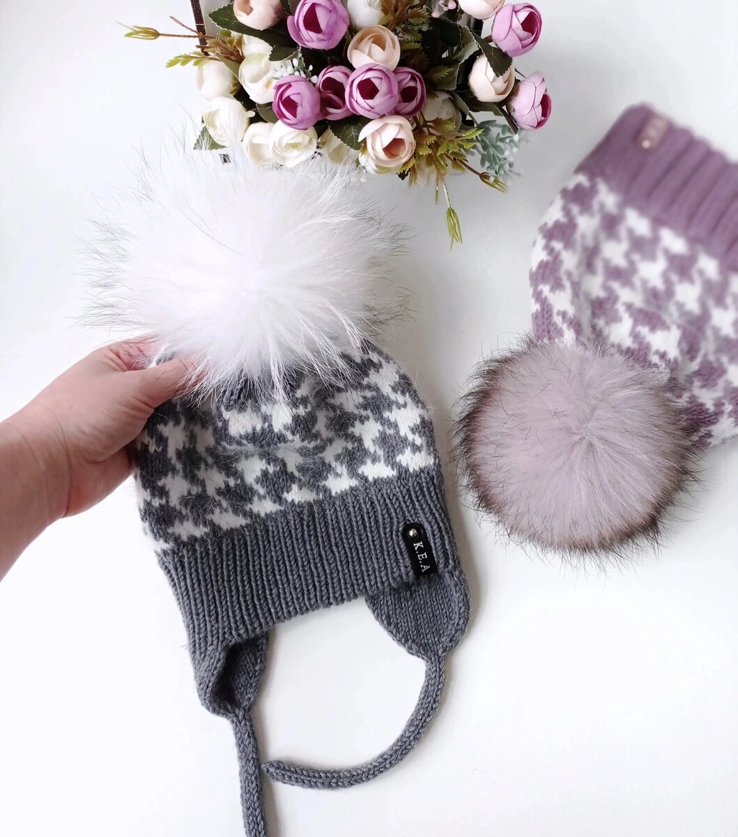 Сочетание материалов 👌(меринос/пух норка)