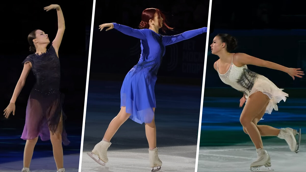 Анна Щербакова, Александра Трусова, Алина Загитова