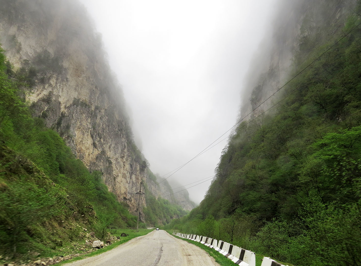 Дорога на Безенги Кабардино Балкария