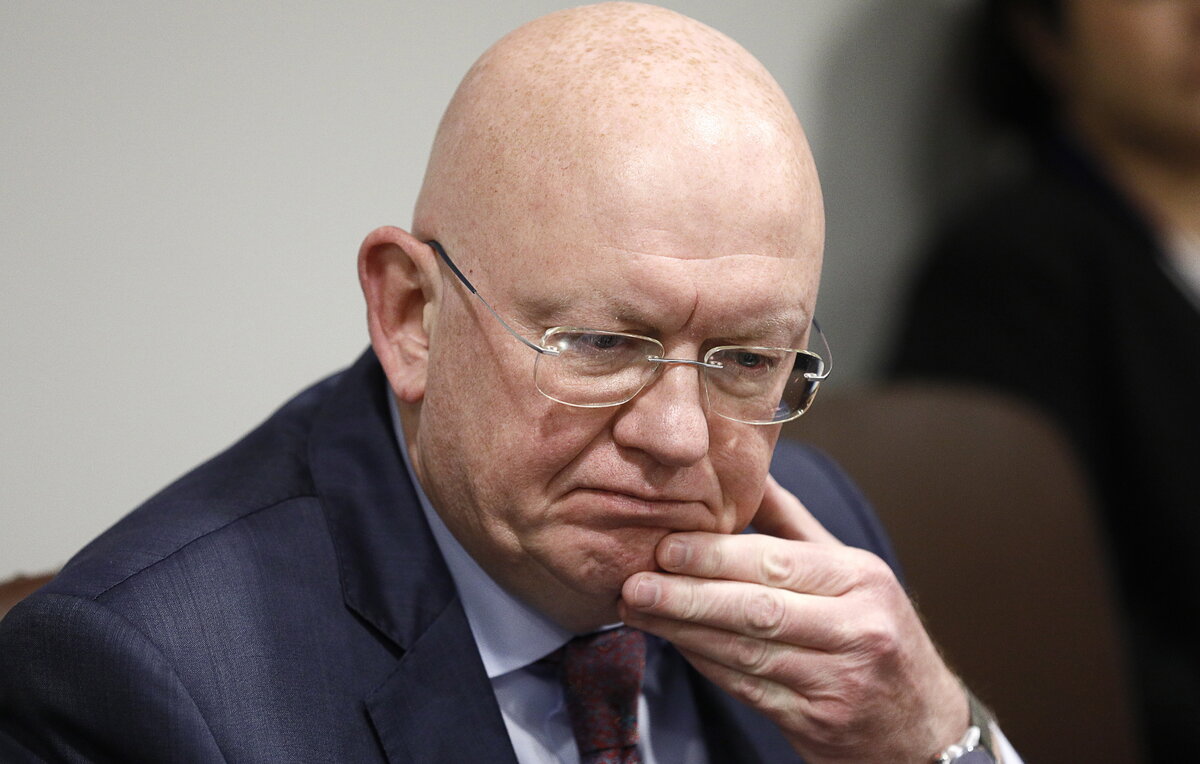    Постоянный представитель России при ООН Василий Небензя   Александр Щербак/ТАСС