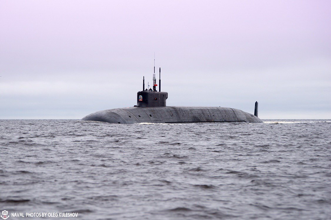 Новейший атомный подводный крейсер стратегического назначения "Князь Владимир" проекта "Борей-А". Фото: Олег Кулешов