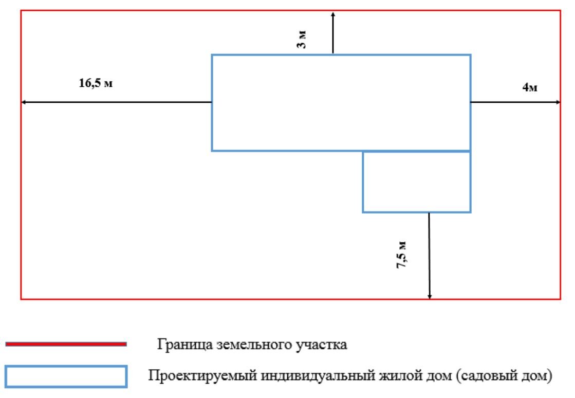 Схематичное изображение планируемого реконструкции объекта