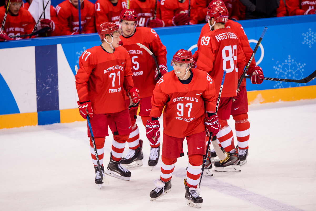 Хоккеисты сборной России на Олимпиаде-2018. Фото Global Look Press