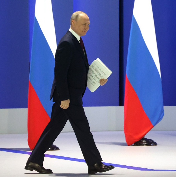 Послание Президента Федеральному Собранию. 21 февраля 2023 года Москва. Фото: сайт Президента РФ