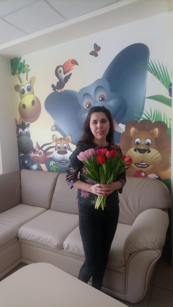 Мама нашей подопечной Ксюши, Марина.