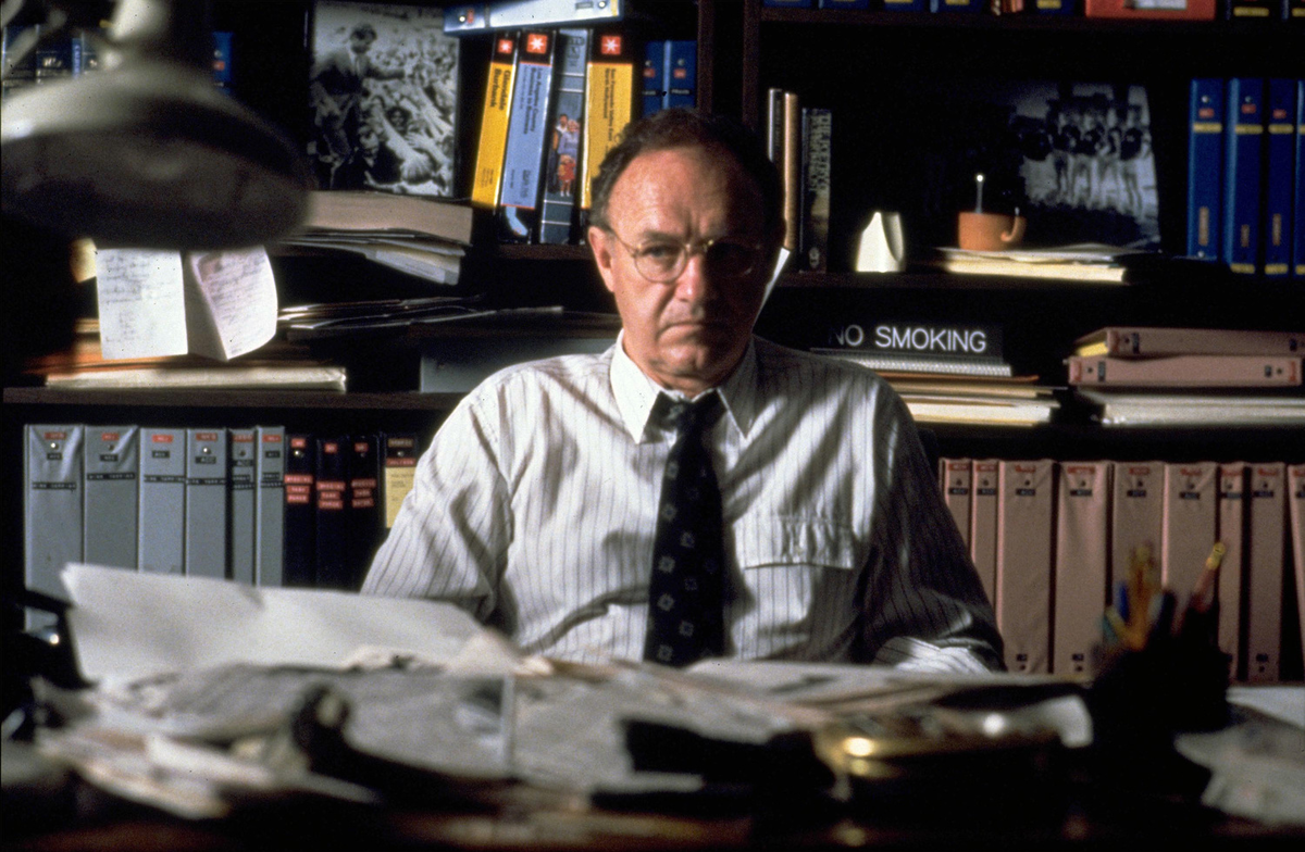 Джин Хэкман в фильме «Узкая грань», 1990 год.