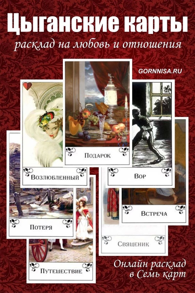    Цыганские карты — расклад на любовь и отношения Pavlov A