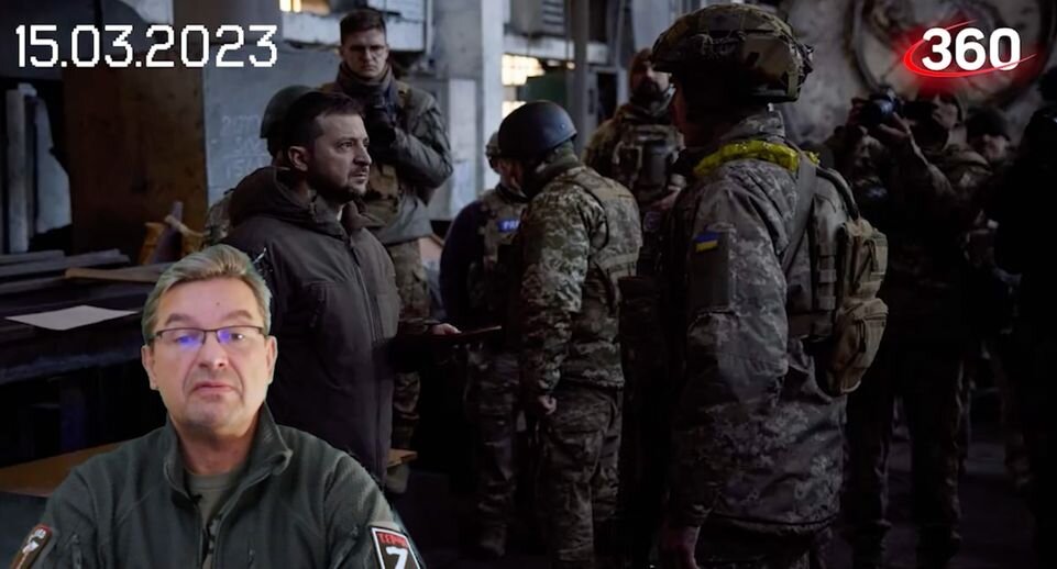     Зеленский на заводе «Востокмаш» в Артемовске в декабре 2022 года