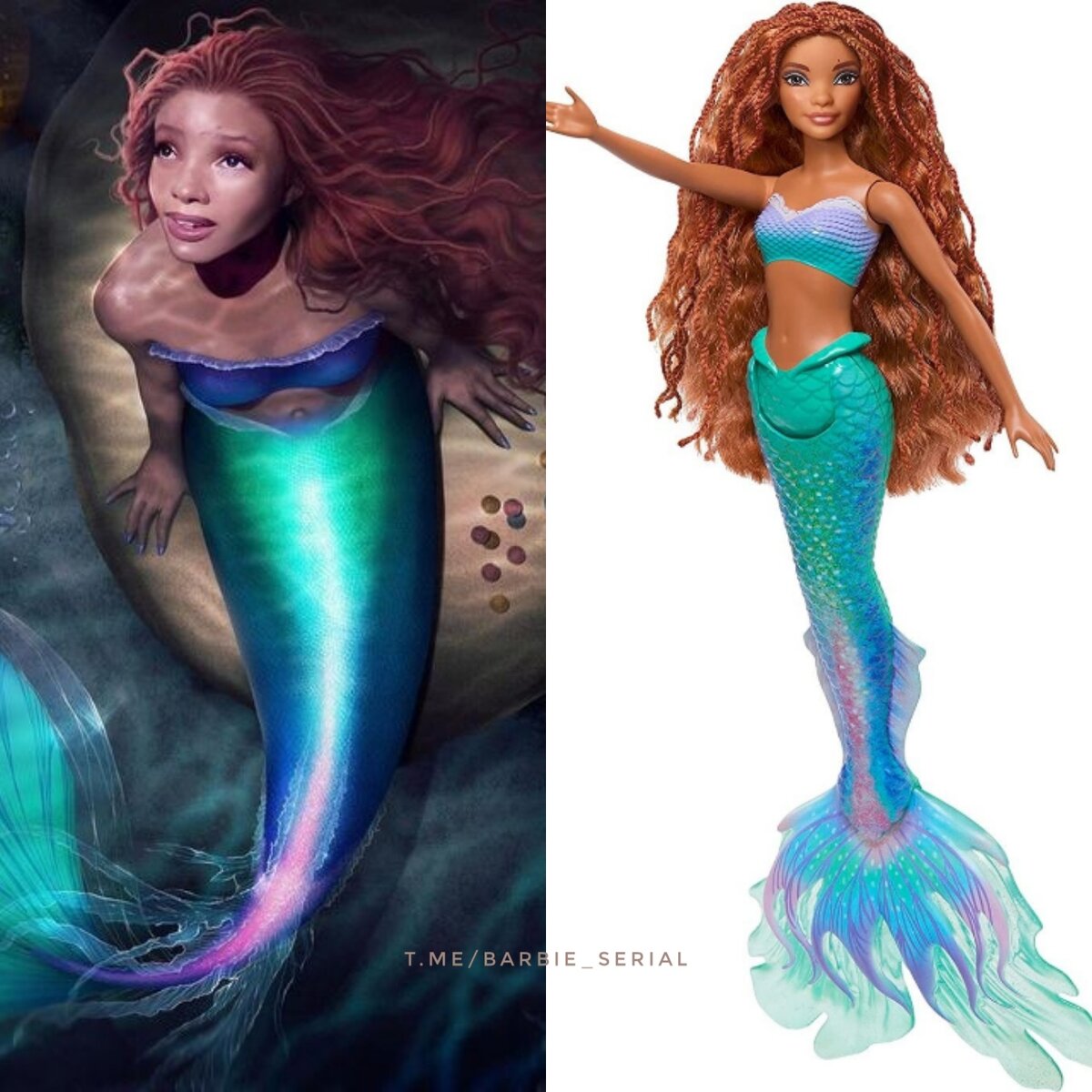 Темнокожая Русалочка от Mattel⚡Ariel live action movie 2023. | Кукольный  Дом TV | Дзен