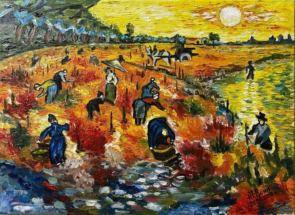 Винсент Ван Гог, "Красные виноградники в Арле"