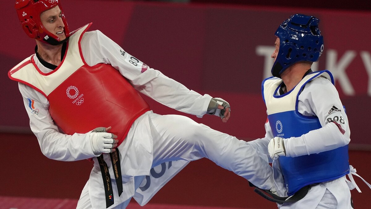    Олимпиада-2020. Тхэквондо. Мужчины 80+ кг© РИА Новости . Владимир Астапкович