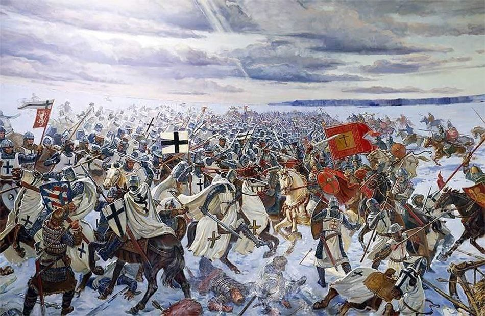 В каком году состоялась битва русских дружин. Ледовое побоище 1242. Битва Ледовое побоище 1242.